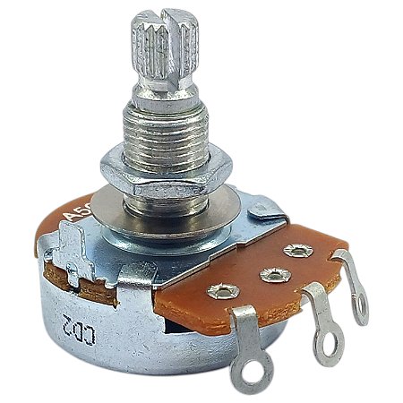 Potenciometro ALPHA A 500K LOG base24mm poste 18mm