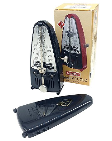Metronomo Wittner piccolo alemao 836 Taktell mecanico Preto
