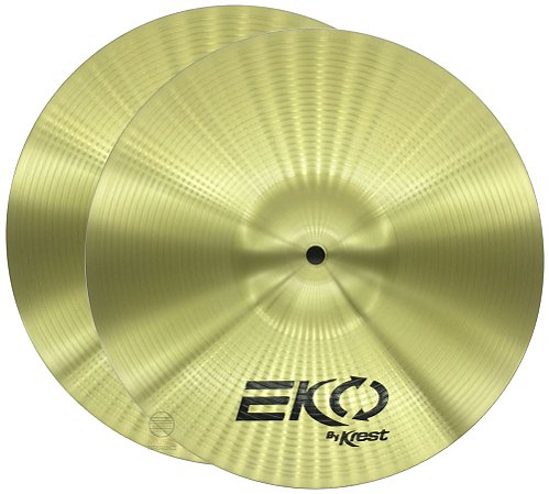 Prato Hi Hat Chimbal 13 Krest EKO Ecol13hh Brass