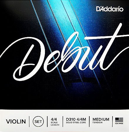 Encordoamento violino 4/4 Daddario Debut D310