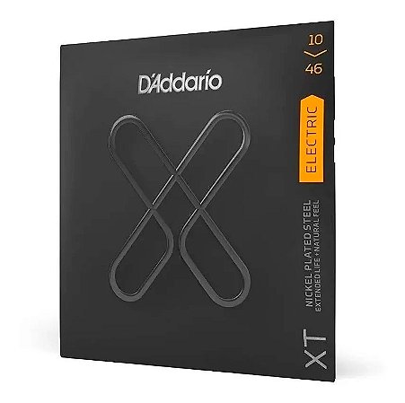 Encordoamento guitarra 010 Daddario XT jogo 010-046 XTE1046