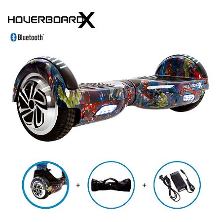 Hoverboard 6,5 Avengers HoverboardX Bluetooth com Bolsa