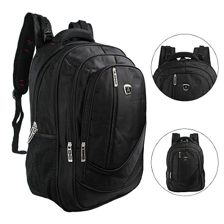 Mochila Grande p/ Notebook Bolsa Multifuncional Resistente