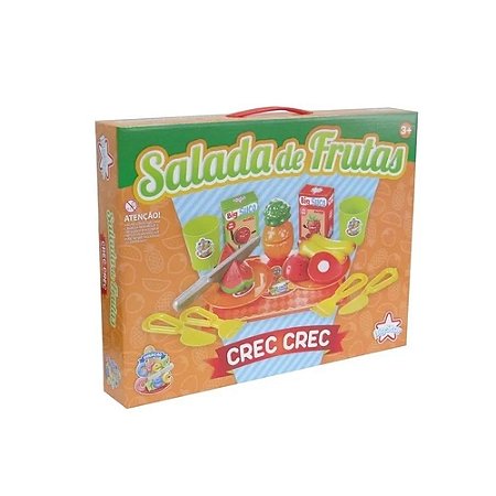 Brinquedo Infantil Kit Salada de Frutas Crec Crec Big Star