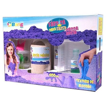 Brinquedo para Crianças Fábrica de Areia Cinética Colorida B