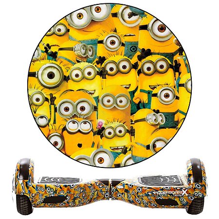 Hoverboard Bluetooth 6,5 Minions Hoverboard com Led e Bolsa