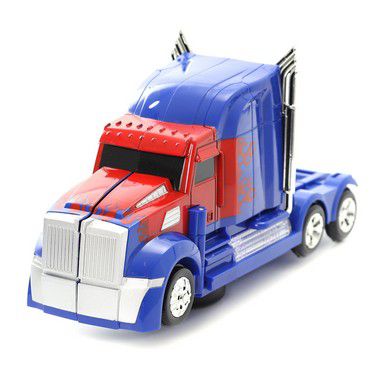 Brinquedo para Meninos Caminhão Optimus Prime Transformers