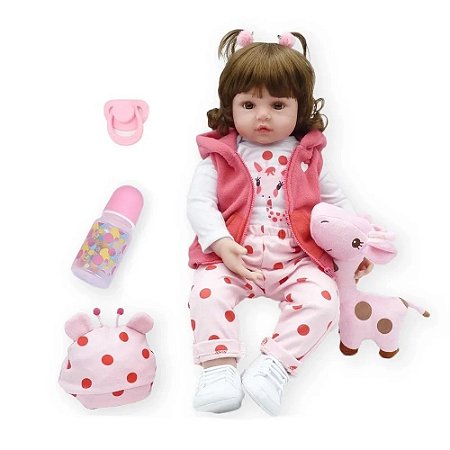 Compre 55cm tamanho real original npk bebe boneca reborn menina