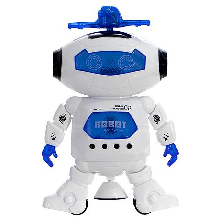 Brinquedo Robô Copter Dançarino com Som e Luz