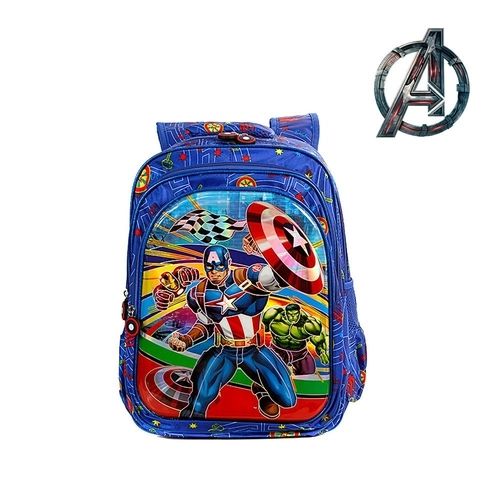 Mochila Escolar Infantil De Costas Capitão América Avengers