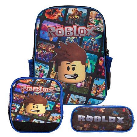 Mochila Roblox Infantil Grande Escolar