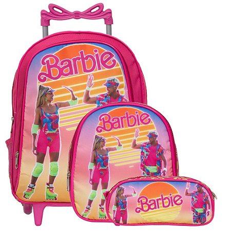 Mochila Infantil Feminina Rodinhas Barbie Ken Com Lancheira - Chic Outlet -  Economize com estilo!