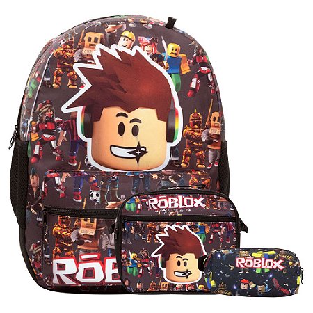 Kit Mochila Infantil Masculina Costa Roblox Lancheira Estojo - Chic Outlet  - Economize com estilo!