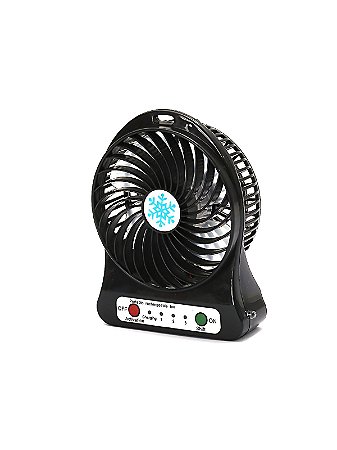 Mini Ventilador Portátil Preto