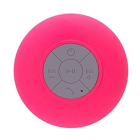 Mini Caixa De Som Bluetooth Prova D'água Speaker Rosa