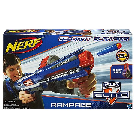 Lançador de Dardos Nerf N-Strike Elite Rampage Blaster