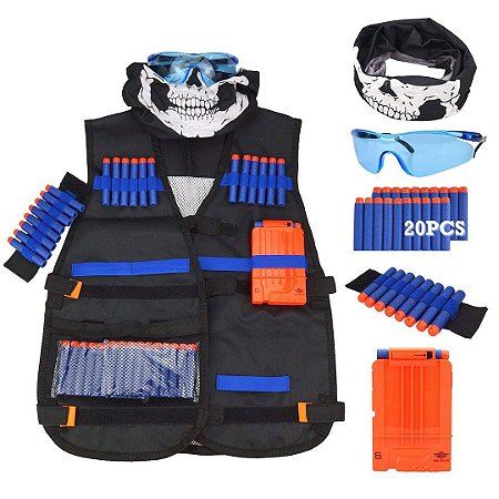 Kit Colete Tática Para Nerf N - Strike Elite Series