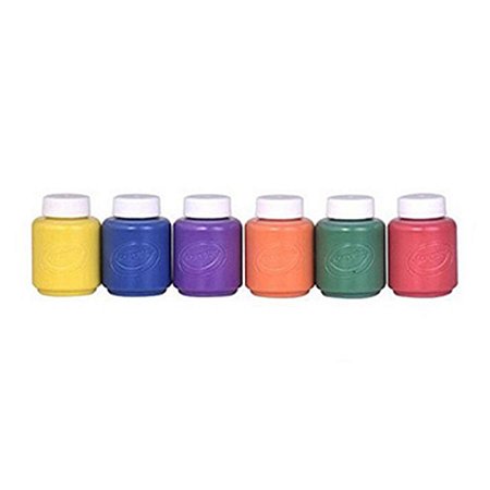 Tintas Guache Lavavel Kids Paint - Crayola Infantil Com 6 Unidades