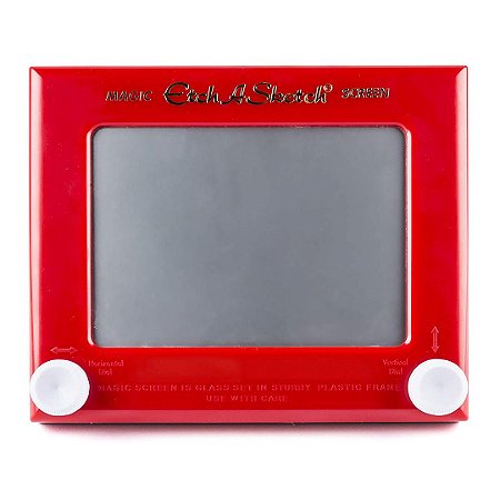 Tela Mágica Infantil Etch A Sketch Retrô Vermelho