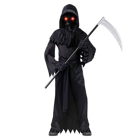 Fantasia Infantil Sinistra Phantom Costume Ceifador da Morte