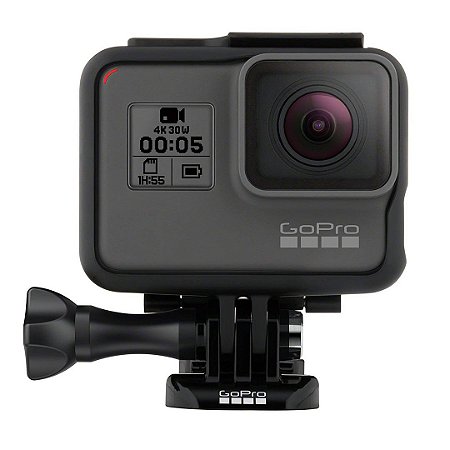 Câmera de Ação Digital Impermeável Gopro Hero 5 Preto 4K HD Video 12MP