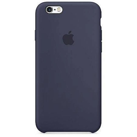 Capa iPhone 6 e 6s Silicone Case Apple Azul Marinho