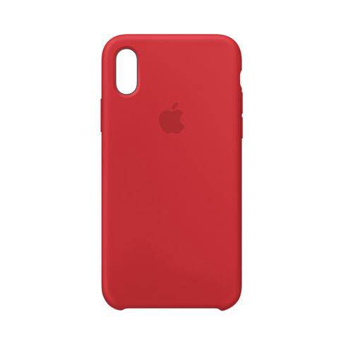Capa para Iphone XS MAX Silicone Case Apple Vermelho