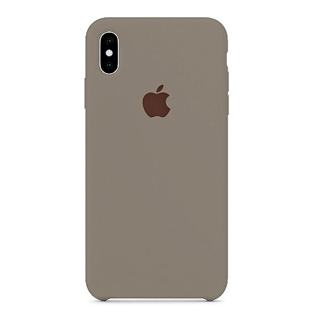 Capa Iphone XS Max Silicone Case Apple Lilás