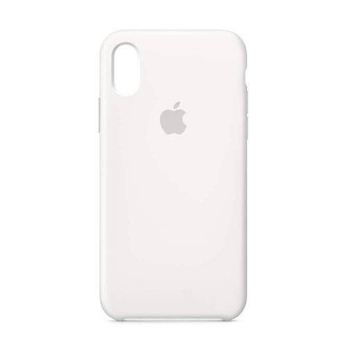 Capa Iphone XR Silicone Case Apple Branco