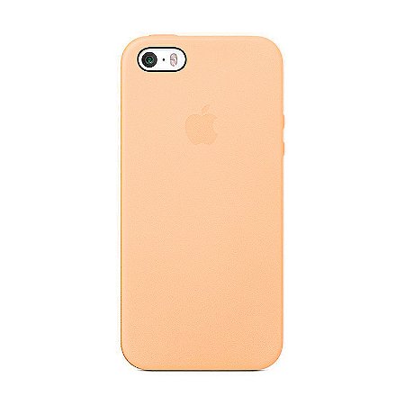 Capa Iphone SE Silicone Case Apple Salmão