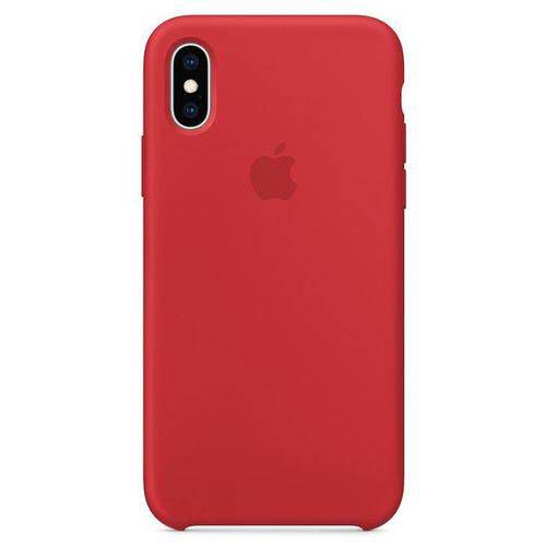 Capa iPhone XS Max Apple Silicone Vermelho