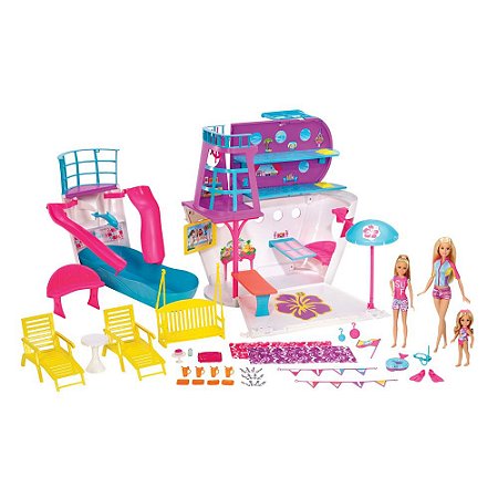 Boneca Barbie Viaje No Navio Cruzeiro FHW46