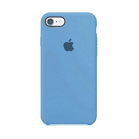 Capa para iPhone 6 e 6s em Silicone Apple Azul