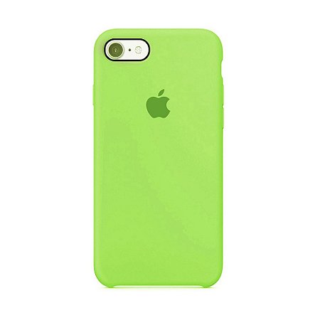 Capa para iPhone 6 e 6s em Silicone Apple Verde