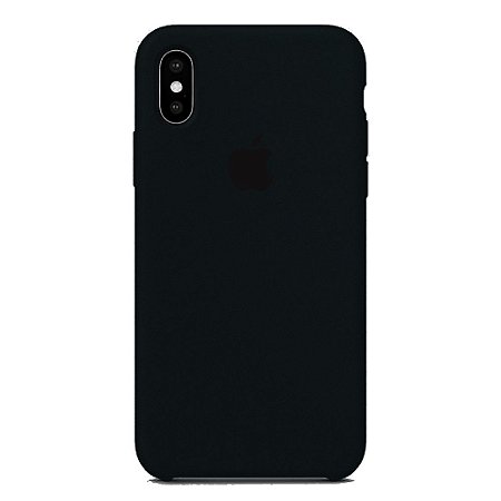Capa Iphone X Silicone Case Apple Preto