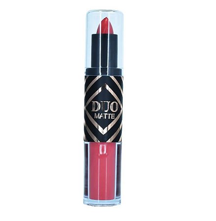 Batom Duo Matte Coral Cor 030 Ruby Rose