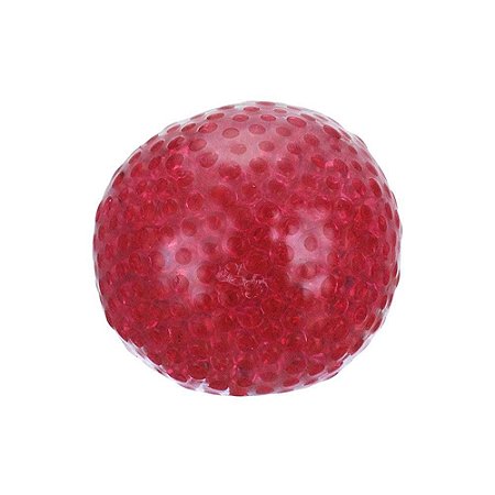 Brinquedo Bola Bolekinha Relaxante Geleca Art Brink Vermelho