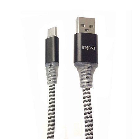 Cabo de Dados USB-C Super Reforçado LED CBO-7287 - Inova