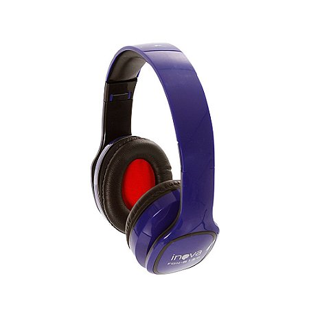 Fone De Ouvido Estéreo Bluetooth Sem Fio FON-8159 - Azul - Inova