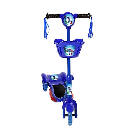 Brinquedo Infantil Patinete PJ Mask Scooter 3 Rodas