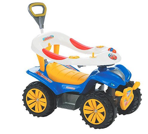 Andador Dudu Car Style Infantil Com Haste Biemme 718