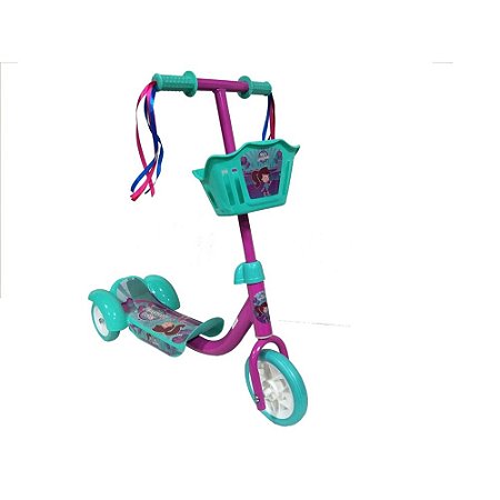 Patinete Infantil Rosa com Led Unitoys 1456