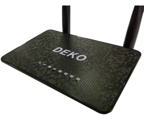 Roteador Deko 300mbps Wireless 2 Antenas Wifi 4 Lan 1 Wan Bivolt