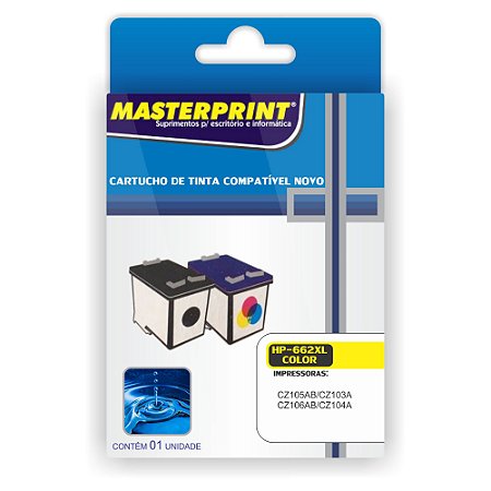 CARTUCHO HP MASTERPRINT 622XL COLORIDO - Hipermidia Info \u0026 Sublimação