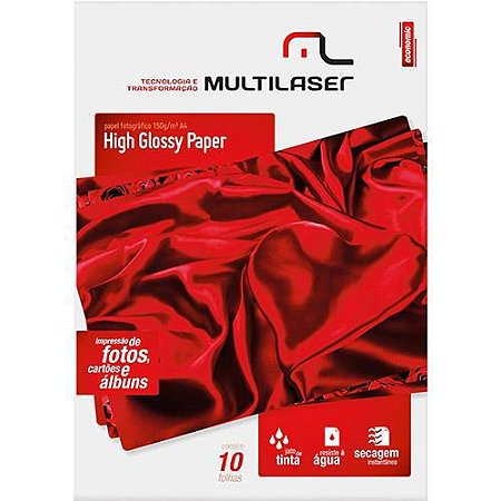 PAPEL FOTO MASTERPRINT 150G A4 10F ADESIVO