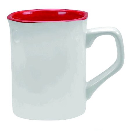 CANECA PORCELANA NESCAFÉ INTER VERMELHA