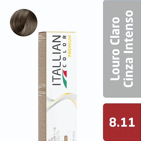 COLORAÇÃO PREM LOIRO CL CINZA 8.11