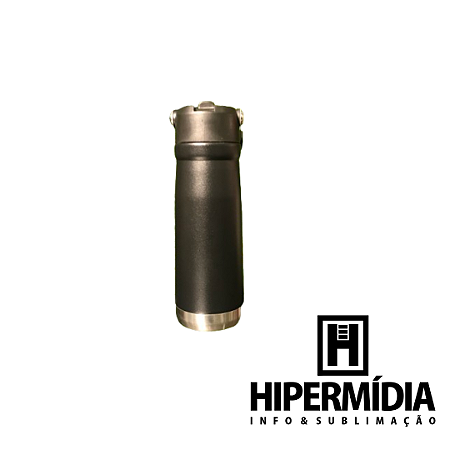 Garrafa Inox Térmica Preto ML-6206 650ml