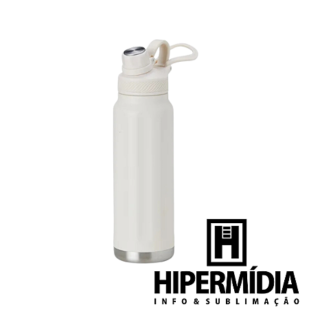 Garrafa Inox Térmica Branco ML-6212 800ml