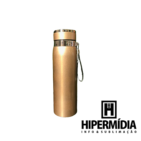 Garrafa Inox Térmica Dourada CH-028 1L